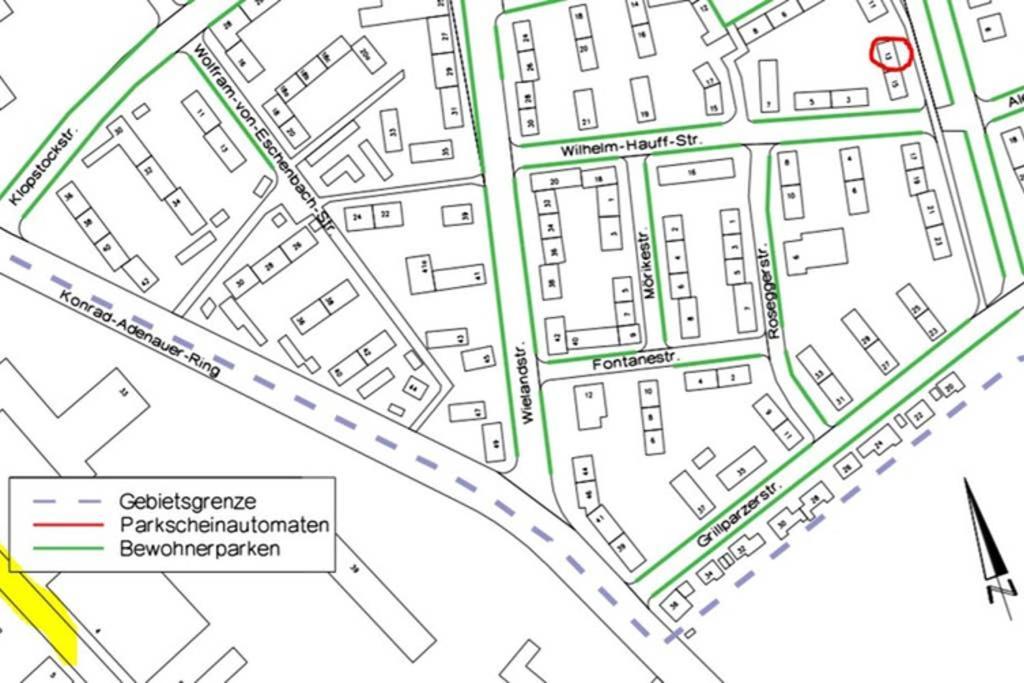 bahnhofsnahe, ruhige und sonnige 2 Zimmerwohnung im Dichterviertel  Wiesbaden Exterior foto